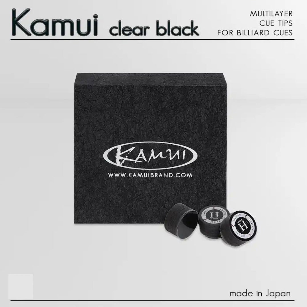 Cue tip "Kamui Black Clear"