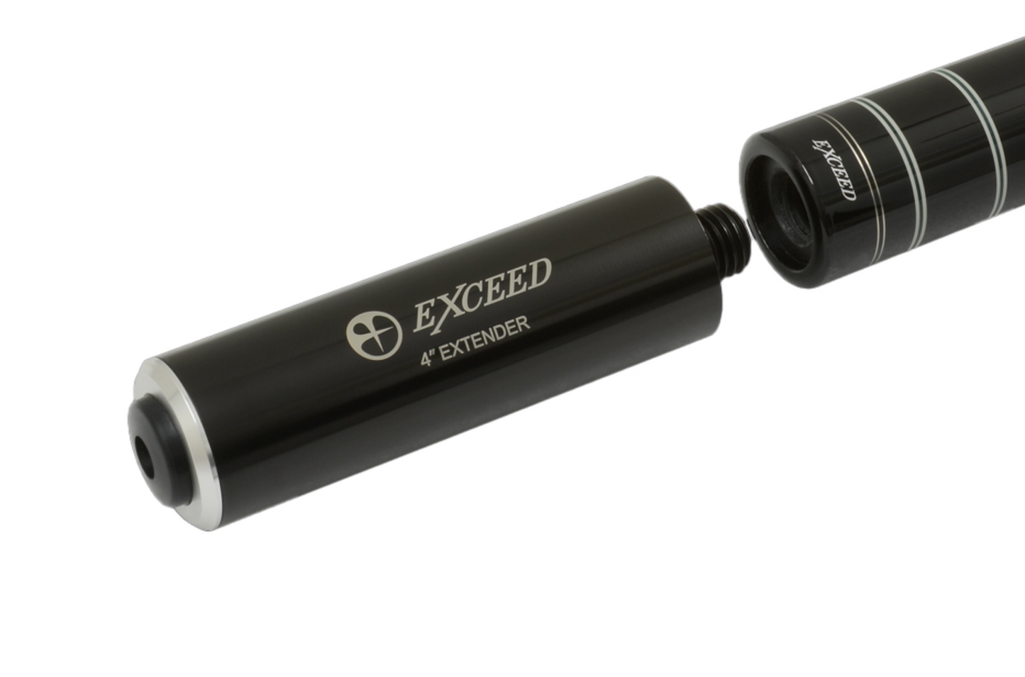 Exceed 10 cm (4 colių) prailgintuvas – „Shining Black“