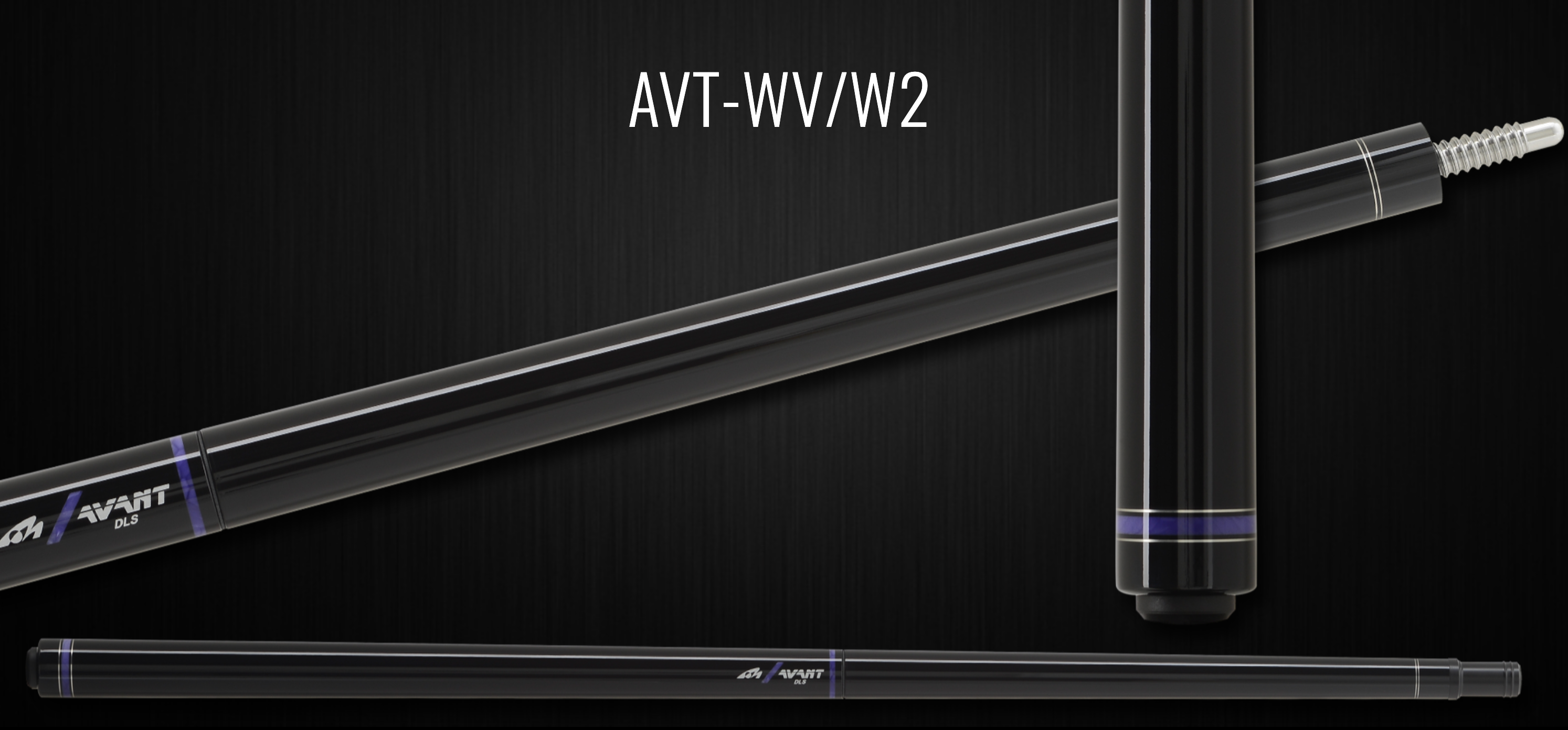 Billiard Cue, Pool, Mezz Avant, no wrap, Wavy 2 Joint, butt only