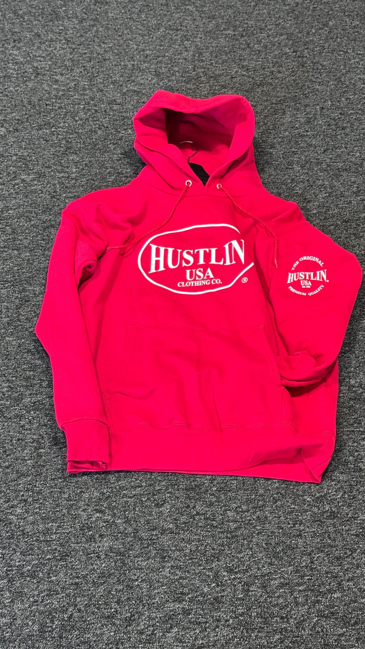 Hustlin USA Hoodie - Red