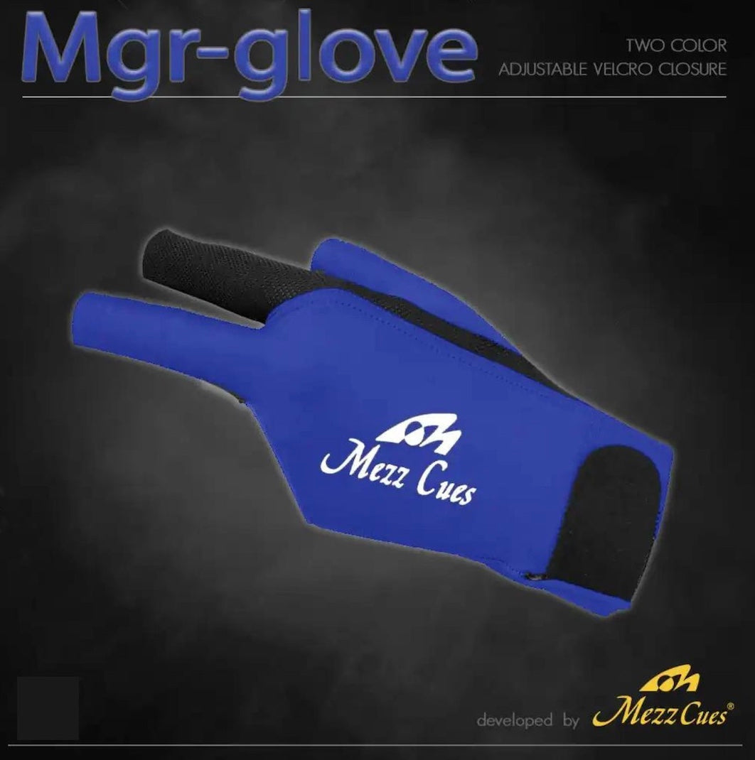 Glove "Mezz cues" Blue