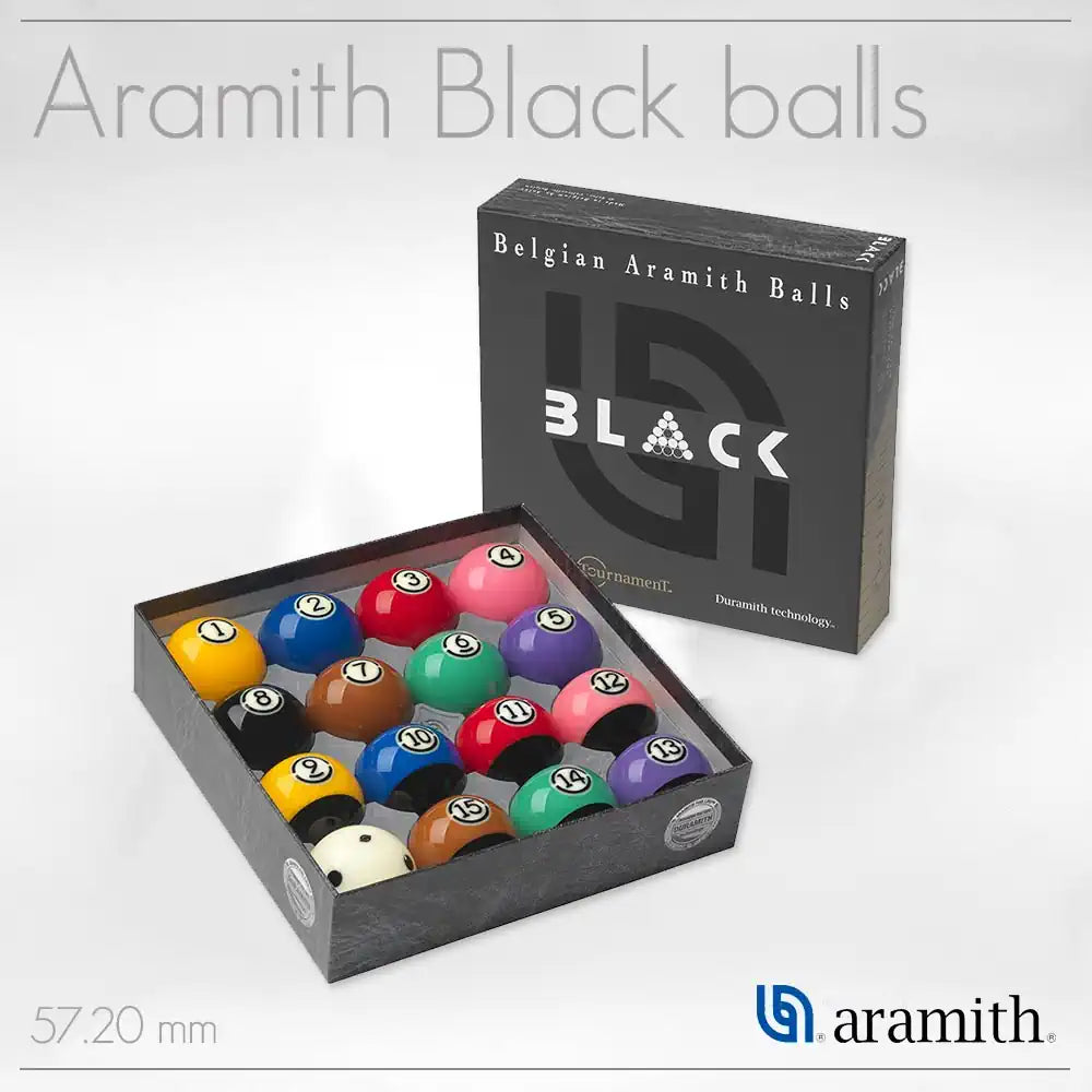 Pool balls “Aramith Black”